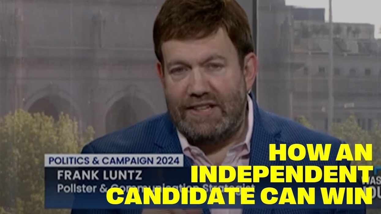 Frank Luntz on C-SPAN: Independent candidate could crack 30% threshold in 2024 election